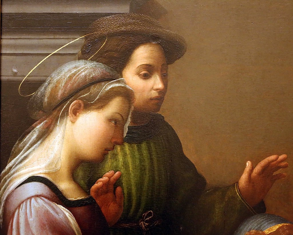 La nascita di Giovanni Battista - The Bridgeman Art Library, dettaglio